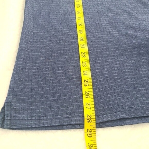 Haggar Mens Long Sleeve Blue Polo Shirt Pullover Size Large - Picture 9 of 13